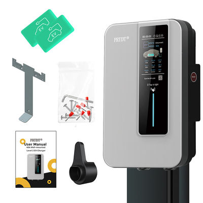 PRTDT Wallbox Level 2 EV Charger Fast Charging for Electric Vehicle Charging Stations