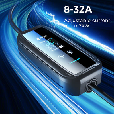 Output Power 16A 3.5KW Portable EV Charger for Type1/Type 2/GBT Electric Cars by PRTDT
