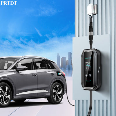 Adjustable Current and IP 65 Water Repellency Type 1 Portable Car Charger PRTDT AC 10A-32A