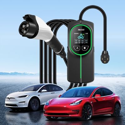 32A AC Portable EV Charger 3.5KW 7KW 11KW 22KW Type 2 Electric Vehicle Car Charger