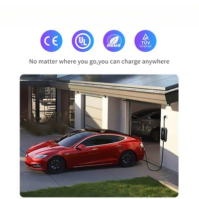 32A AC Portable EV Charger Type 1 2 Electric Vehicle Car Charger Station for Charging