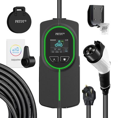 Type 2 Connection 32A SAE J1772 Portable EV Charging Box with Undervoltage Protection
