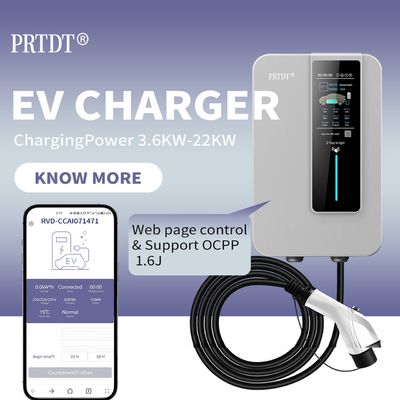 MAX 400VAC 50/60Hz 3Phase EVSE Electric Vehicle Charging Station for All EV Models