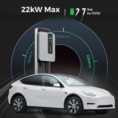 PRTDT Wallbox 22kw Level 2 Fast Charging Station 3W Standby Power for Convenient Charging
