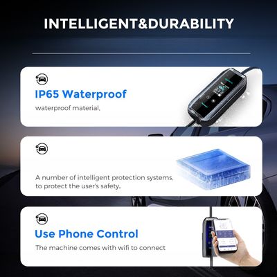 Custom American AC portable electric car charger J1772 Plug 16A IP65 electric car charger cheap price good price