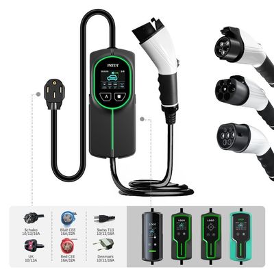 11KW AC EV Charger Wall Box Type 2 Fast Charging Wall-mounted DC EV Charging Stations for Electric Cars Charger 32a