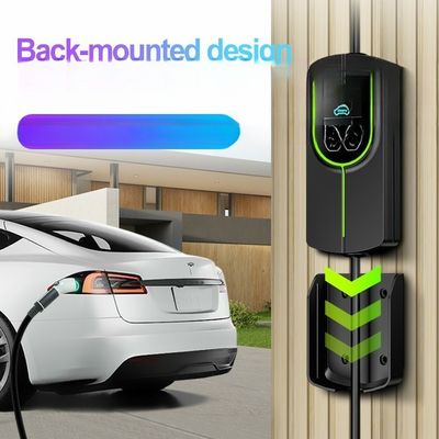 8-32A One Phase 240V Current Adjustable Type 1 Smart Mobile Movable EV Charger with LCD Display