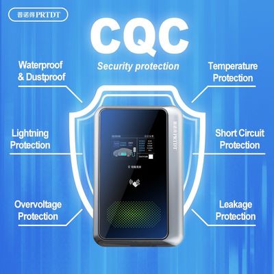 Prtdt Single Phase Wallbox Type 2 32A 3.5Kw 7Kw 11Kw Power Optional Adjustable Rapid Portable Ev Electric Car Vehicle Charger