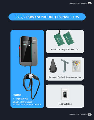 Versatile PRTDT 22kw Fast EV Charger Electric Car Charging Station for Various Models
