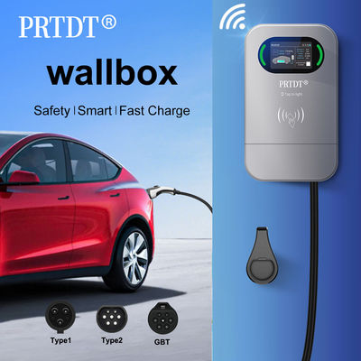 PRTDT China Manufacturer 22Kw Mobil Fast Ev Car Charger Station Wallbox Charger Commercial Fast EV Charger