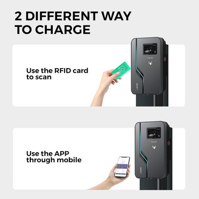 48A 1 Phase 7.6kW 9.6kW 11.5kW Type 1 SAE J1772 Electric Car Charging Station PRTDT