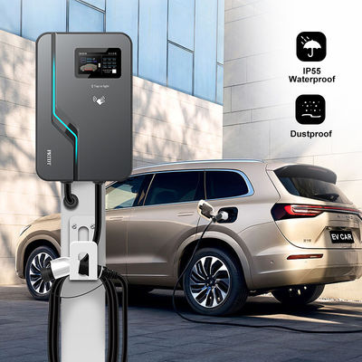 Ev charger 48A 1 phase 7.6kw 9.6kw 11.5kw ev charging station Type 1 with 7.5m cable car charger for electric car