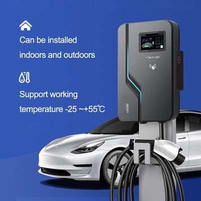 Ev charger 48A 1 phase 7.6kw 9.6kw 11.5kw ev charging station Type 1 with 7.5m cable car charger for electric car